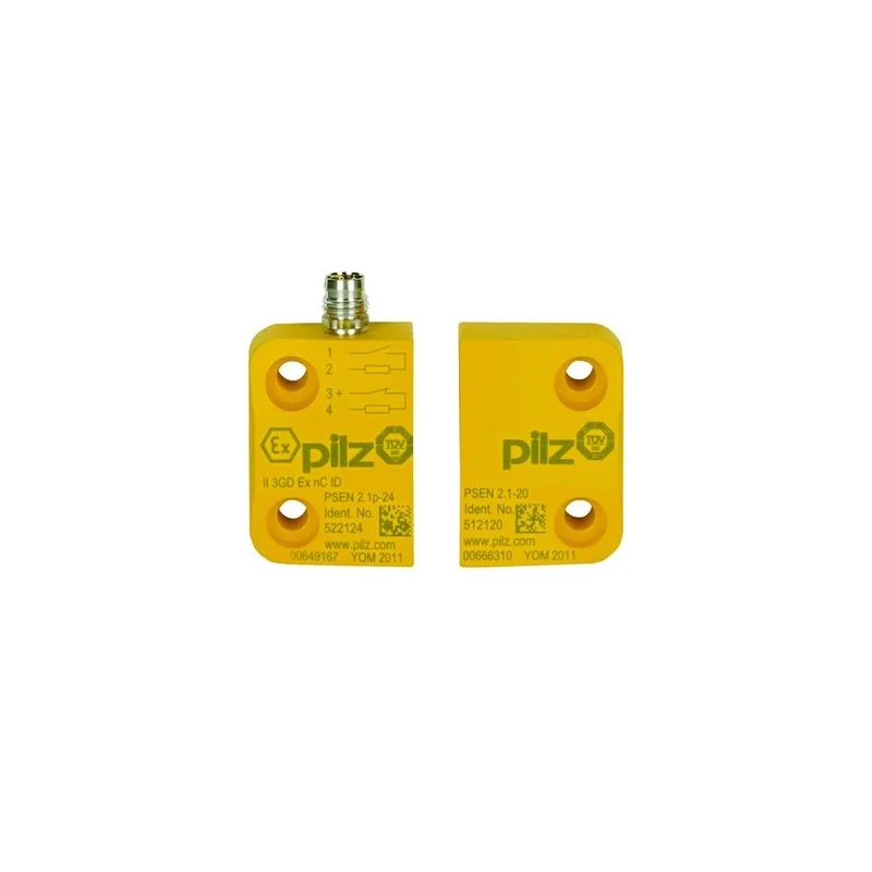 Pilz 502224 – PSEN 2.1p-24/PSEN2.1-20/8mm/LED/EX/1unit Emniyet ve Güvenlik Ekipmanları