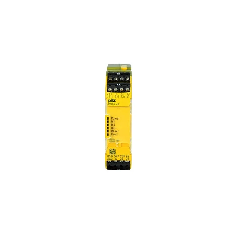 Pilz 750106 – PNOZ s6 24VDC 3 n/o 1 n/c Röleler ve Kontrol Cihazları