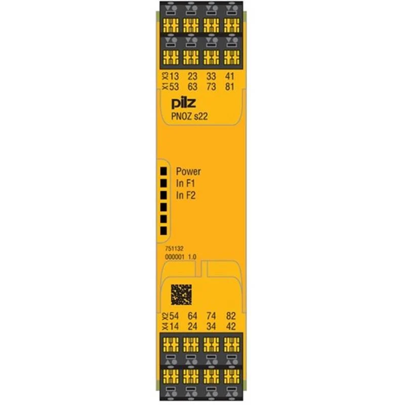 Pilz 750132 – PNOZ s22 24VDC 2 x 3 n/o 1 n/c Röleler ve Kontrol Cihazları