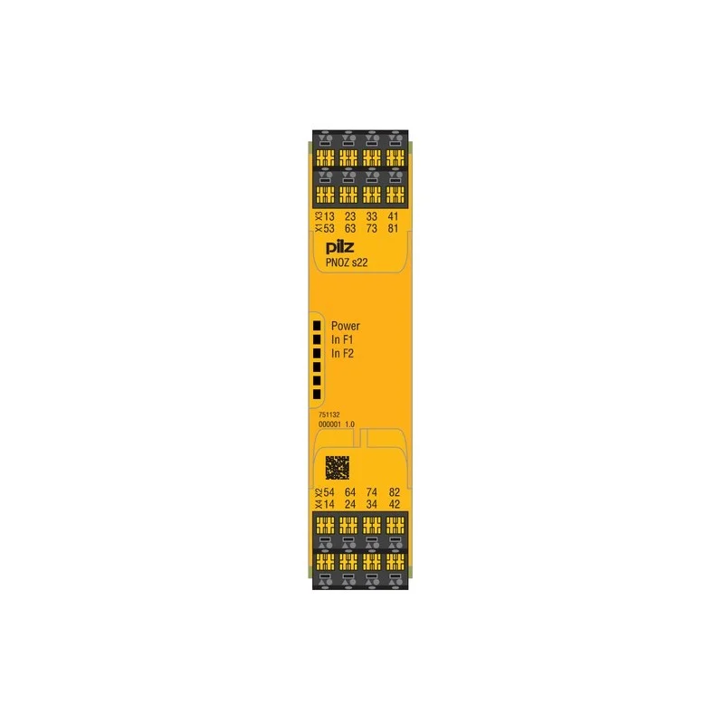 Pilz 751132 – PNOZ s22 C 24VDC 2 x 3 n/o 1 n/c Röleler ve Kontrol Cihazları