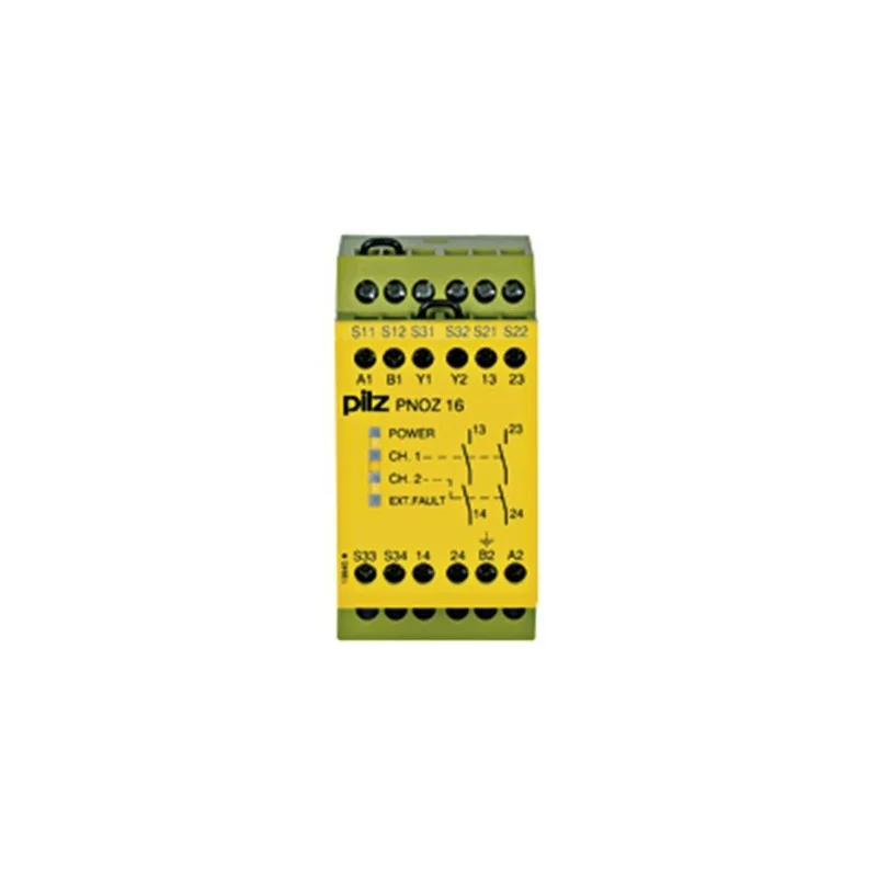 Pilz 774063 – PNOZ 16 110VAC 24VDC 2n/o Röleler ve Kontrol Cihazları