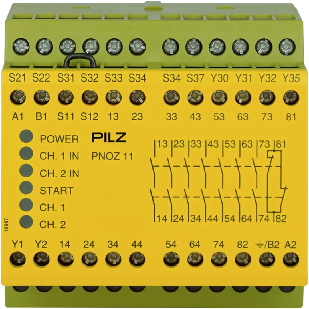 Pilz 774080 – PNOZ 11 24VAC 24VDC 7N/O 1N/C Röleler ve Kontrol Cihazları
