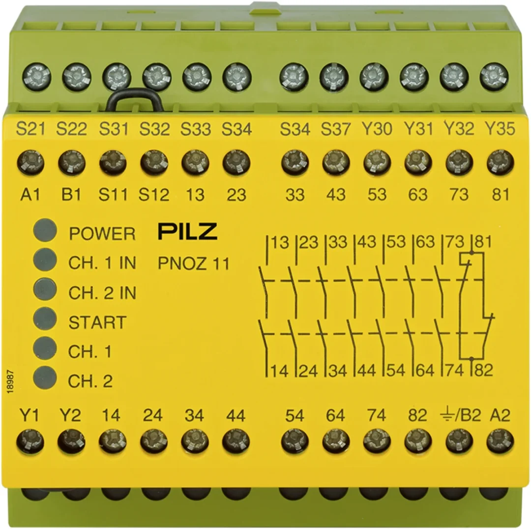 Pilz 774086 – PNOZ 11 230-240VAC 24VDC 7N/O 1N/C Röleler ve Kontrol Cihazları