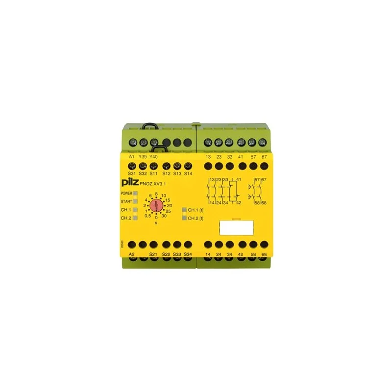 Pilz 774530 – PNOZ XV3.1 30/24VDC 3n/o 1n/c 2n/o t Röleler ve Kontrol Cihazları