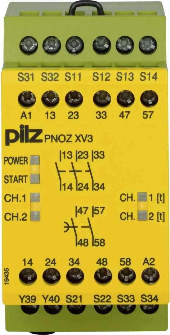 Pilz 774547 – PNOZ XV3 10/24VDC 3N/O 2N/OT FIX Röleler ve Kontrol Cihazları