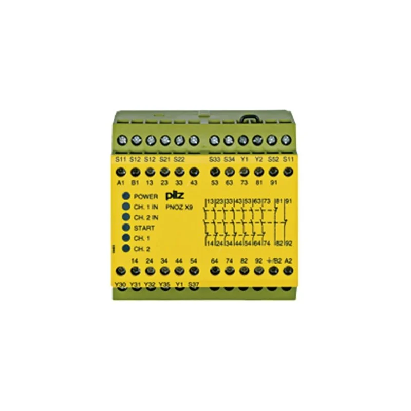 Pilz 774605 – PNOZ X9 100-120VAC 24VDC 7n/o 2n/c 2so Röleler ve Kontrol Cihazları