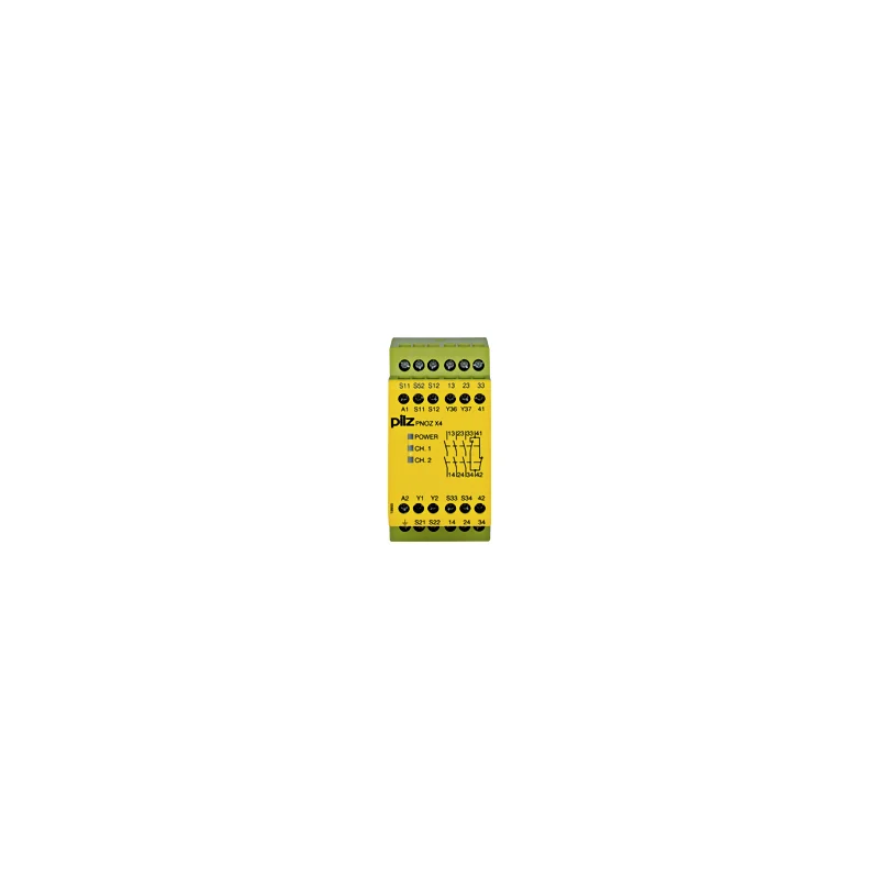 Pilz 774734 – PNOZ X4 110VAC 3N/O 1N/C Röleler ve Kontrol Cihazları