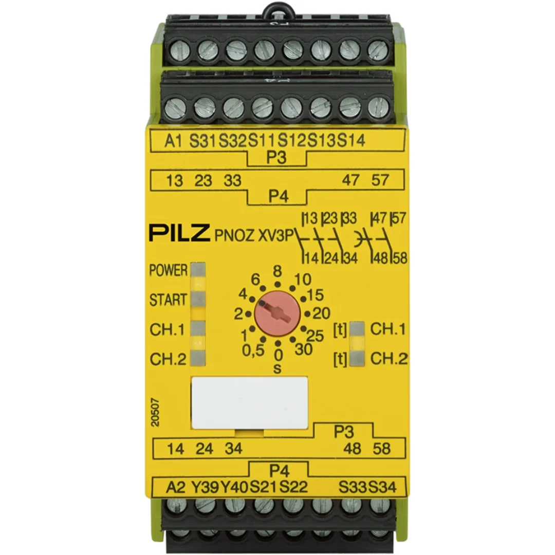 Pilz 777510 – PNOZ XV3P 30/24 VDC 3N/O 2N/O T Röleler ve Kontrol Cihazları