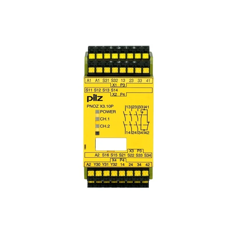 Pilz 787314 – PNOZ X3.10P C 24VACDC 3n/o 1n/c 1so Röleler ve Kontrol Cihazları