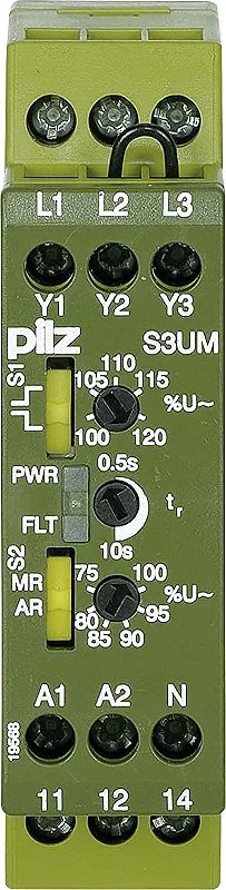 Pilz 837305 – S3UM 24VDC UM 208/400/480VAC Röleler ve Kontrol Cihazları