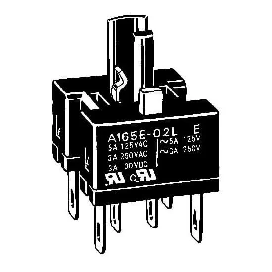Omron A165E02 Şalt Malzemeleri ve Güç Yönetimi