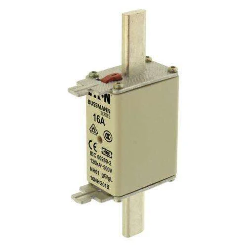 Eaton 16NHG01B – NH FUSE 16A 500V GG/GL SIZE 01