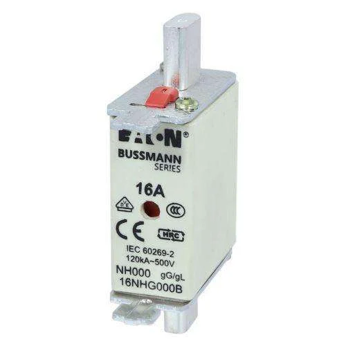 Eaton 16NHG000B – NH FUSE 16A 500V SIZE 000 GG MGL