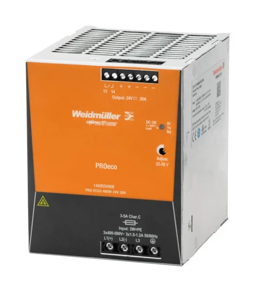 Weidmuller 1469550000 – PRO ECO3 480W 24V 20A