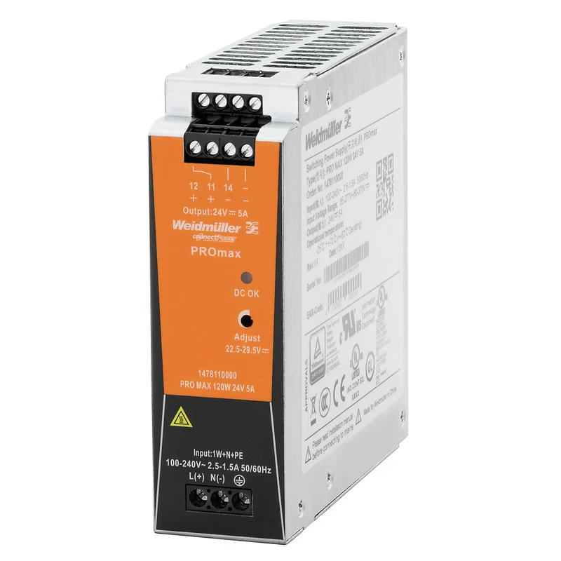 Weidmuller 1478110000 – PRO MAX 120W 24V 5A