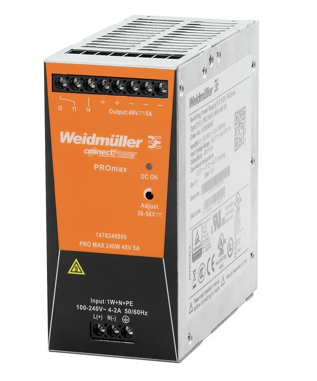 Weidmuller 1478130000 – PRO MAX 240W 24V 10A