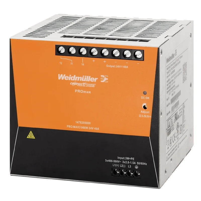 Weidmuller 1478200000 – PRO MAX3 960W 24V 40A