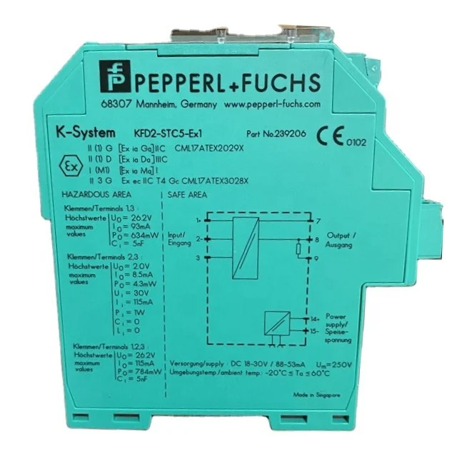Pepperl Fuchs 239206 – KFD2-STC5-EX1 Güç Kaynakları ve Enerji
