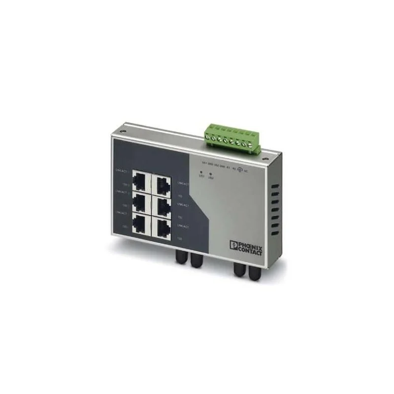 Phoenix Contact 2832674 – Industrial Ethernet Switch - FL SWITCH SF 6TX/2FX ST