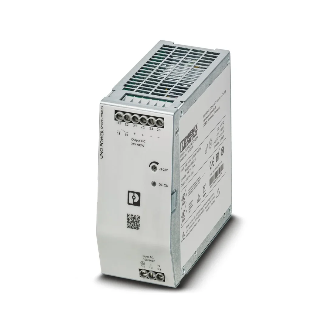 Phoenix Contact 2910105 – UNO2-PS/1AC/24DC/480W
