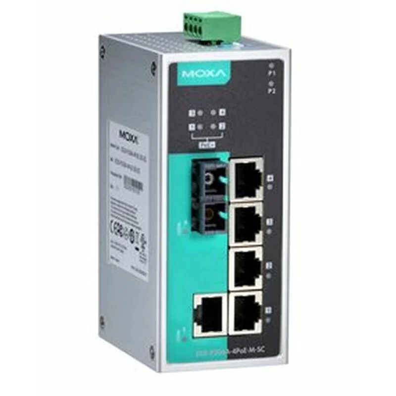 Moxa EDS-P206A-4PoE-M-SC